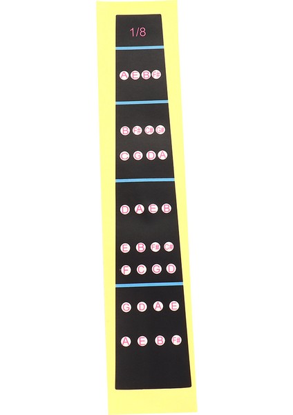 Bir Stil Keman Parmaklık Sticker Fretboard Not Etiketi Parmak Tablosu Pratik Parmak Kılavuzu Başlangıç ​​keman Parçaları Aksesuarları (Yurt Dışından)
