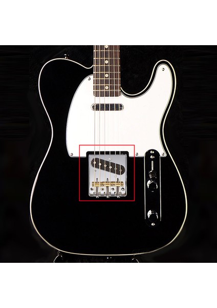 Gümüş Tarzı Telecaster Tele Elektro Gitar Için 3 Tl Deri Kemer Kül Tablası Köprü Vida ile (Yurt Dışından) fırsatları