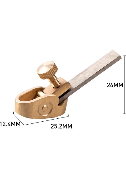 5-Gül Altın Stili Ahşap Işçiliği Parmak Uçağı Kesici Mini Bakır Uçlu Ustura Çelik Luthier Aracı Seti Dıy Keman Viyola Viyolonsel Için (Yurt Dışından)