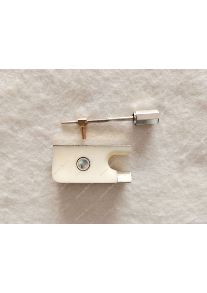 4 4 Beden Stili Yeni Ello Frog Tam Boy Keman Frosu Beyaz Nikel Gümüş Keman Yayı Parçaları (Yurt Dışından)