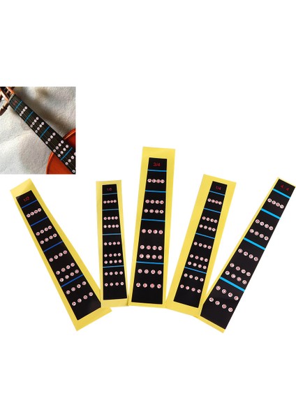 B Tarzı Keman Parmaklık Etiketi Perdesi Not Etiketi Parmak Kılavuzu Başlangıç Keman Parçaları (Yurt Dışından) indirimleri