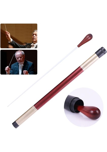 As Picture Shows Yeni Taşınabilir Pratik Orkestra Band Yönetmen Çubuğu Ritim Müzik Asa Müzik Şefi Sopası Konser Yönetimi (Yurt Dışından) indirimleri