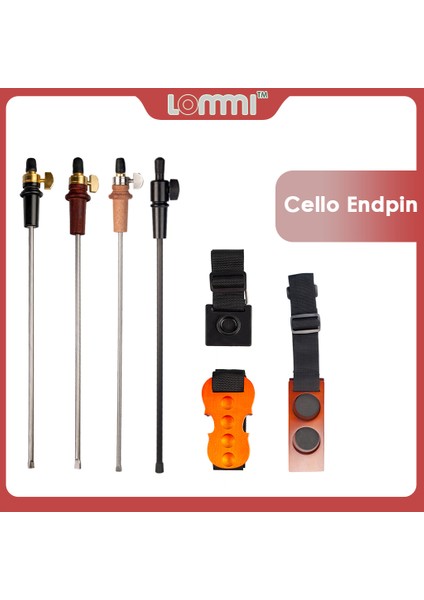 Çello Endpin 3 Stili Lommı Ayarlanabilir Viyolonsel Endpin Çatalı Kaydırmaz O-Ring Durdurucu Kalın Ped Anti-Çizik Sünger Viyolonsel Telleri Kuyruk Çubuğu Endpin (Yurt Dışından) fiyatları