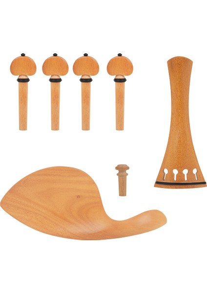 1 Stili Ayarla Kuyruk Takımı Akort Burguları Endrest Profesyonel Keman Bakım Aksesuarları Fiddler Araçları Için Zarif Ahşap Rengi (Yurt Dışından)