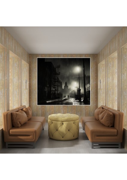 Klasik Film Noir Kanvas Tablo, 30X30 cm fiyatları