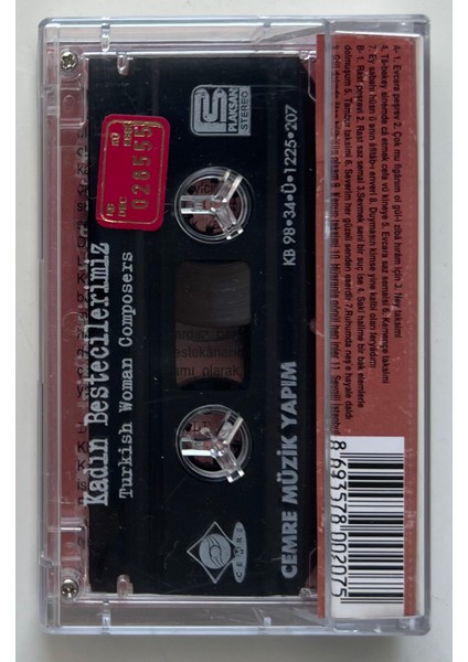 Kadın Bestecilerimiz Kaset (Orjnal Dönem Baskı Kaset)