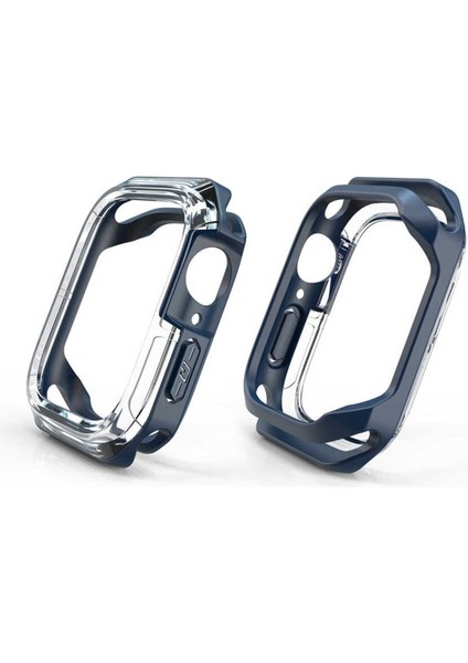 Apple Watch Uyumlu 40MM Watch Gard 08 Sert Pc + Silikon Koruyucu modelleri