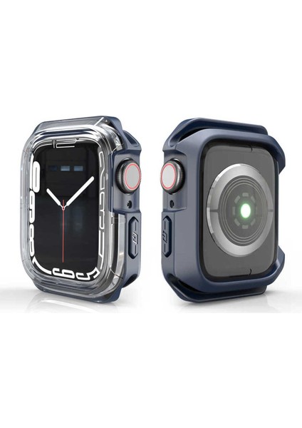 Apple Watch Uyumlu 40MM Watch Gard 08 Sert Pc + Silikon Koruyucu fırsatları