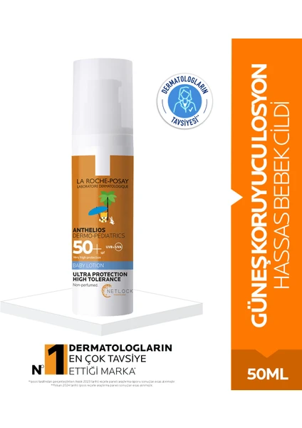 Anthelios Baby Milk Spf50+ Güneş Koruyucu Losyon 50 Ml- Hassas Bebek Cildi