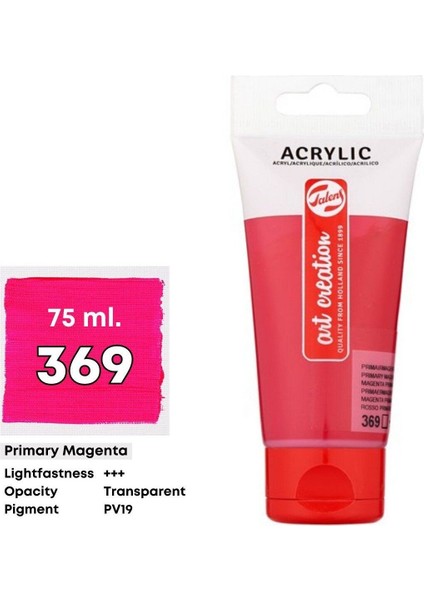 Art Creation Akrilik Boya 75 ml 369 Primary Magenta
