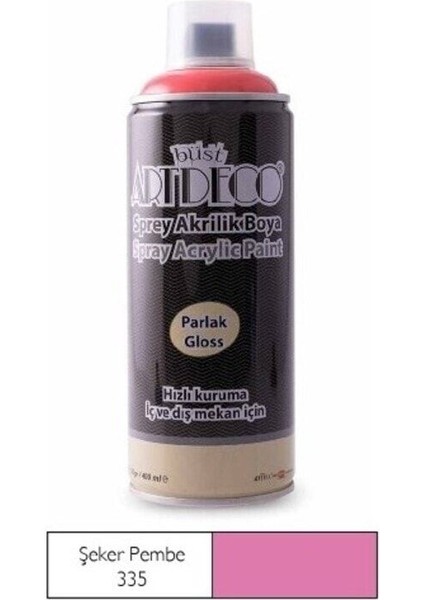 Akrilik Sprey Boya 400 ml Şeker Pembe fiyatları