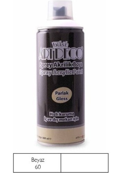 Sprey Akrilik Boya Beyaz 400 ml