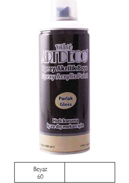 Sprey Akrilik Boya Beyaz 400 ml fiyatları