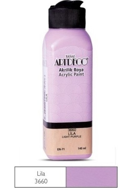 Lila Yeni Formül Akrilik Boya 140 ml