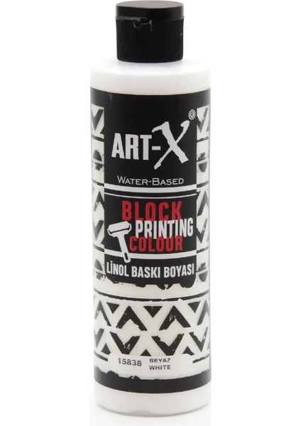 Art X Su Bazlı Linol Baskı Boyası 240 cc Beyaz