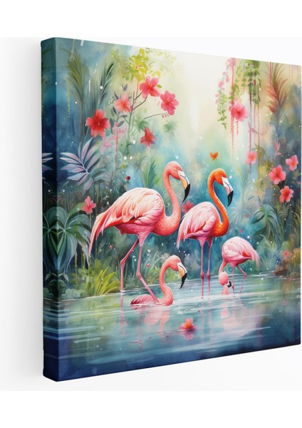 Kaprisli Flamingo Kanvas Tablo