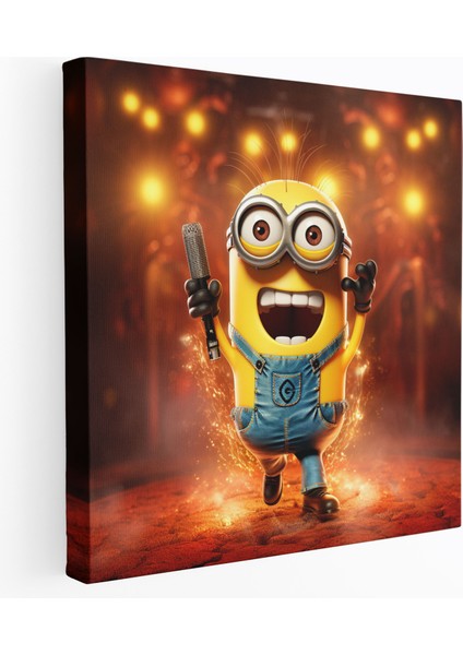 3D Minion Aksiyon Kanvas Tablo
