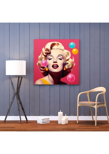 Marilyn Monroe Kanvas Tablo: Pop Art Duvar Dekorasyonu