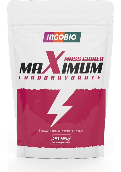 Maximum Çilek Ve Kurabiye Aromalı - Mass Gainer Strawberry And Cookie - 510g 17 Servis