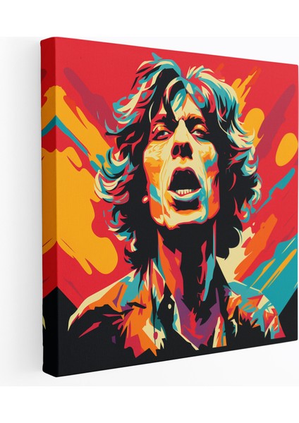 Rolling Stones Pop Art Kanvas Tablo
