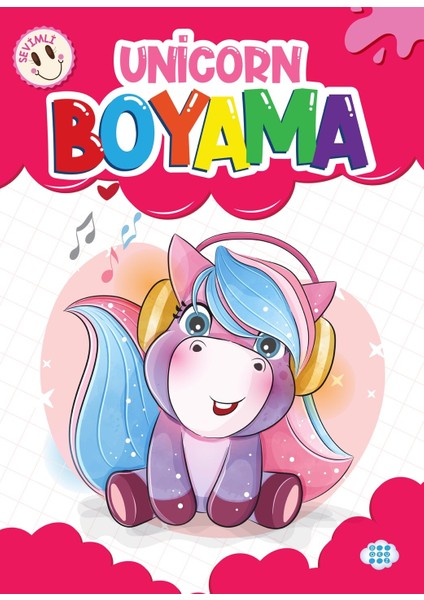 Sevimli Unicorn Boyama