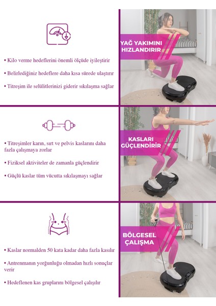 Slim 2d Vibration Plate Titreşimli Spor Egzersiz Fitness Aleti Cihazı