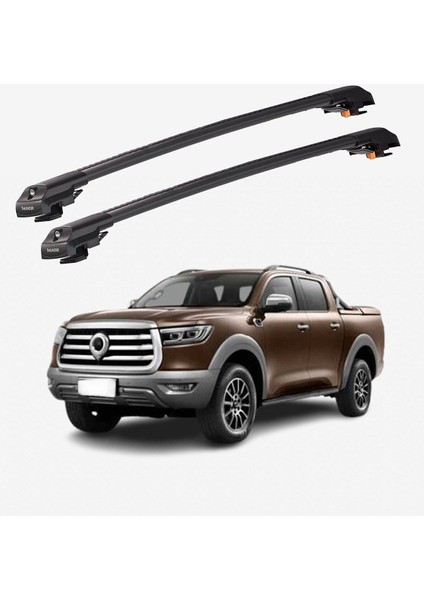Great Wall Poe 2019-SONRASI Trx1 Thunder Carrier Kilitli Ara Atkı Taşıyıcı Tavan Barı Siyah fiyatları