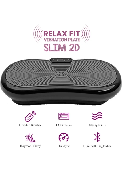 Slim 2d Vibration Plate Titreşimli Spor Egzersiz Fitness Aleti Cihazı