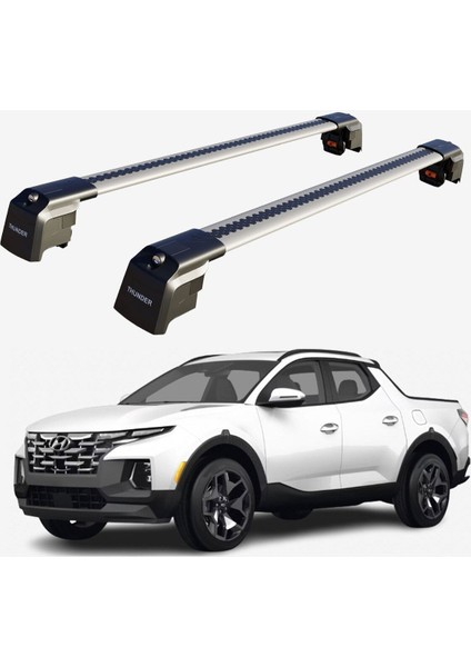 Hyundaı Santa Cruz 2022-SONRASI Trx2 Thunder Carrier Kilitli Ara Atkı Taşıyıcı Tavan Barı Gri fiyatları