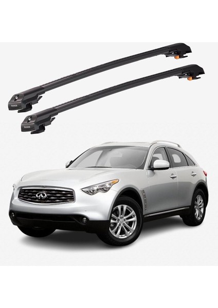 Infınıtı Fx 2008-SONRASI Trx1 Thunder Carrier Kilitli Ara Atkı Taşıyıcı Tavan Barı Siyah fiyatları