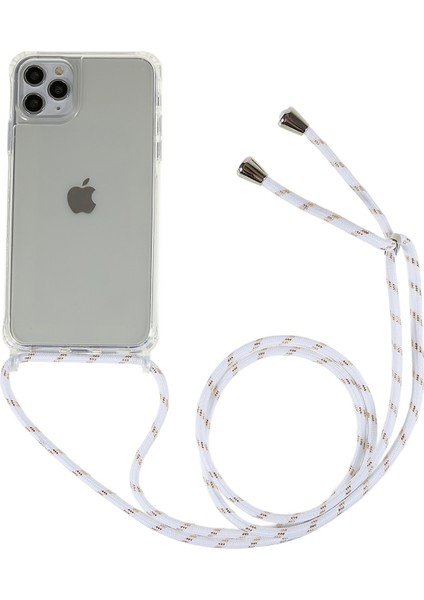 Iphone 11 Pro Max Tpu+Akrilik Telefon Kapağı Ayarlanabilir Kirap-Beyaz ile Çizgiye Karşı Çizelge Karşı Kılıfı (Yurt Dışından)