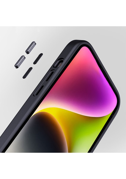 Iphone 15 Telefon Kılıfı Tpu+Pc Çarşı Karşıtı Kapak Pembe (Yurt Dışından)