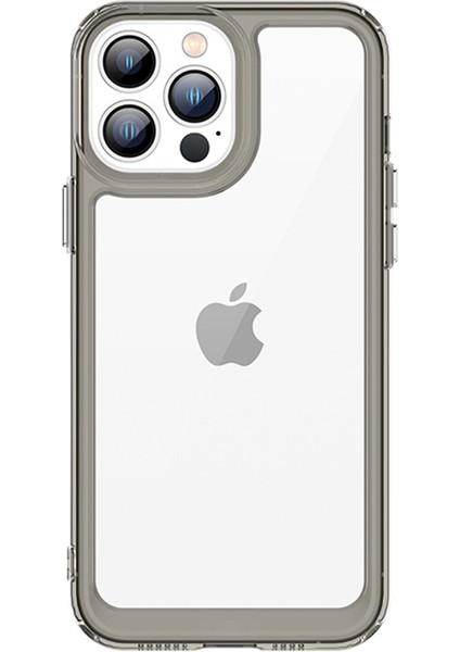 Iphone 13 Pro Telefon Kılıfı Tpu+Akrilik Hibrit Kılıf 6.1 Inç Bağımsız Pc Düğmeleri Koruyucu-Görevli Gri (Yurt Dışından)