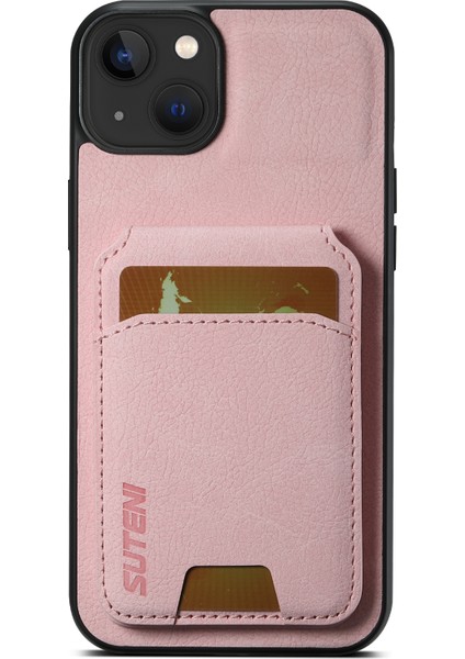Iphone 13 6.1 Inç Kasa Litchi Doku Dikey Flip Kickstand Telefon Kapak Pembe (Yurt Dışından) fırsatları