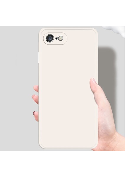 Iphone 7/8 Bırak-Kötü Düz Kenar Cep Telefonu Arka Kapak Kauçuk Tpu Telefon Kasası-Kırmızı (Yurt Dışından) modelleri