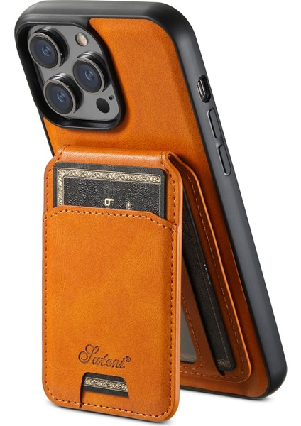 Iphone 15 Pro Max Case Için Magsafe Söndürülebilir Telefon Kapak-Khaki ile Uyumlu (Yurt Dışından) fiyatları