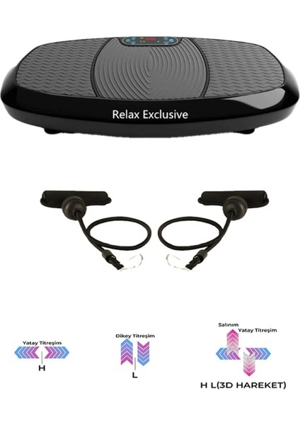 Fit Exclusive 3D Vibration Plate Titreşimli Spor Egzersiz Fitness Aleti Cihazı