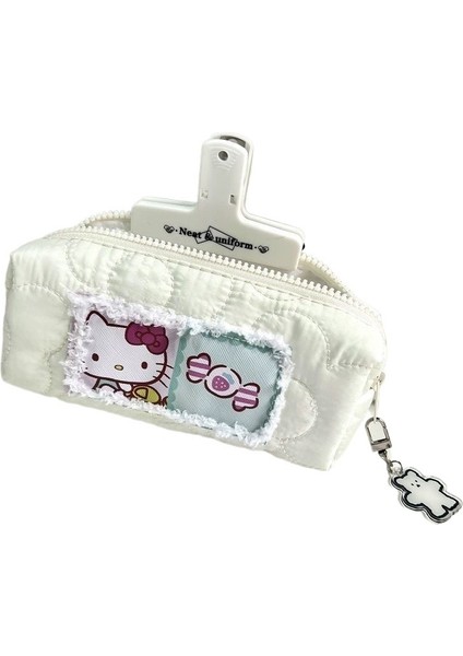 Kalem Çantası Süper Sevimli ve Tatlı Büyük Kapasiteli Kırtasiye Saklama Çantası Kız Kalp Kalem Çantası (Yurt Dışından)