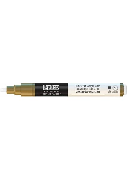 Professional Akrilik Markör Ince Uç 2mm Iridescent Antique Gold 237 fırsatları