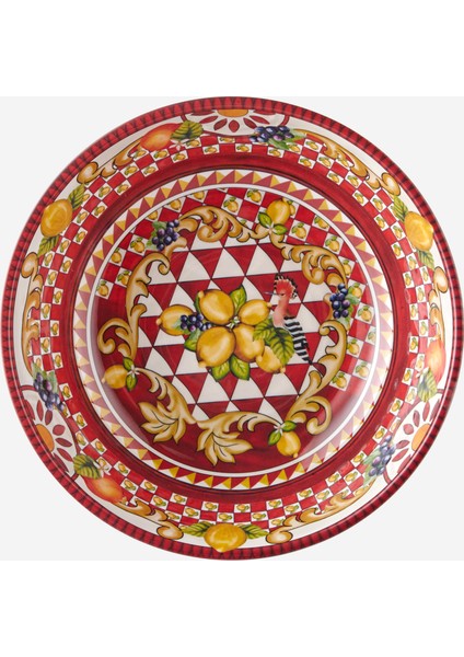 Capri Kırmızı Melamin Kase 20 cm