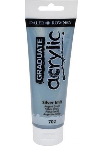 Graduate Akrilik Boya Graduate Acrylıc 120 ml Silver Imit