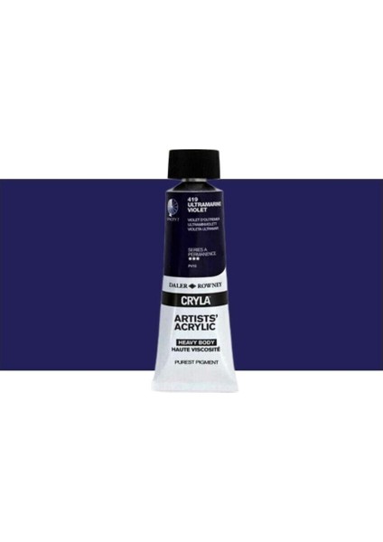 Ultramarine Violet Cryla Heavy Body Artists' Akrilik Boya 75 ml N 419 modelleri