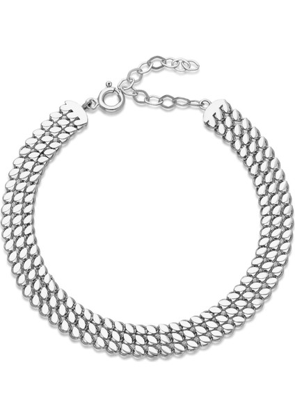 Üç Sıralı Pullu Zincir Bileklik fiyatları