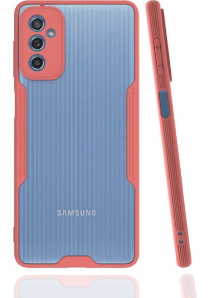 Samsung Galaxy M52 5g Kılıf Platin Silikon - Pembe 13