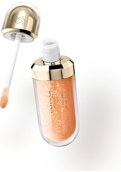 KikoMilano Dudak Parlatıcısı - Gold Reflectıons 3D Hydra Lıp Gloss Lımıted Edıtıon - 02 Sunny Gold