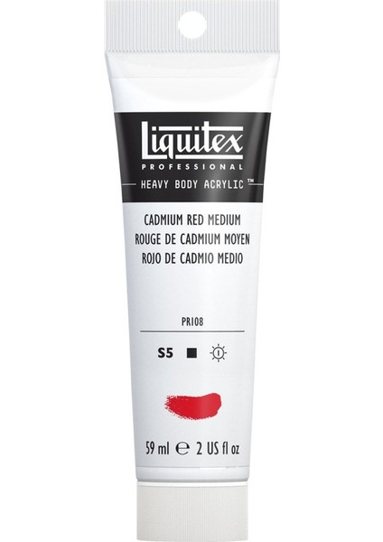 Professional Heavy Body Akrilik Boya 59 ml Cadmium Red Medium 154 S5 modelleri