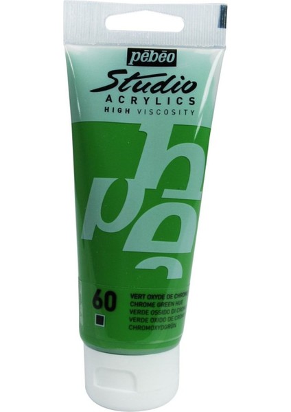 Studio Akrilik Boya Chrome Green Hue 100 ml N 60