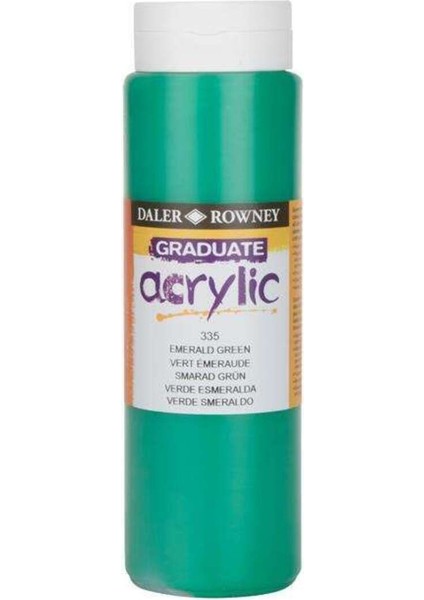 Graduate Akrilik Boya 500 ml Emerald Green 335