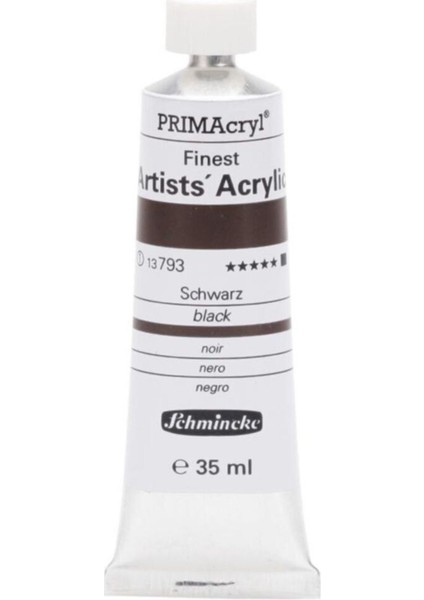 Schminke Artist Akrilik Boya Black 35 ml Seri 1