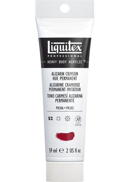 Professional Heavy Body Akrilik Boya 59 ml Alizarin Crimson Hue Permanent 116 S2 modelleri